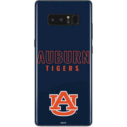 Auburn University Tigers Outline Galaxy Note 8 Skin