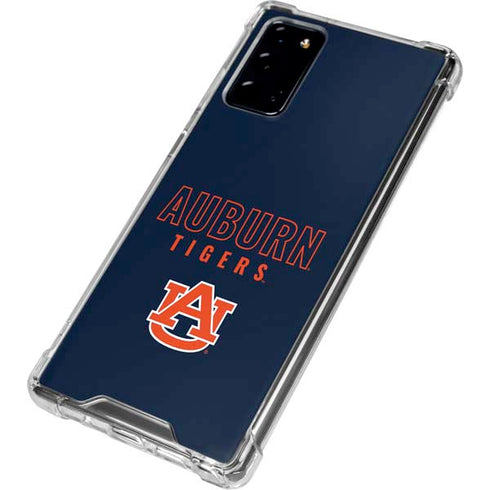 Auburn University Tigers Outline Galaxy Note20 5G Clear Case