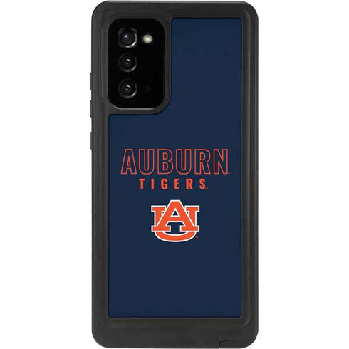 Auburn University Tigers Outline Galaxy Note20 5G Waterproof Case