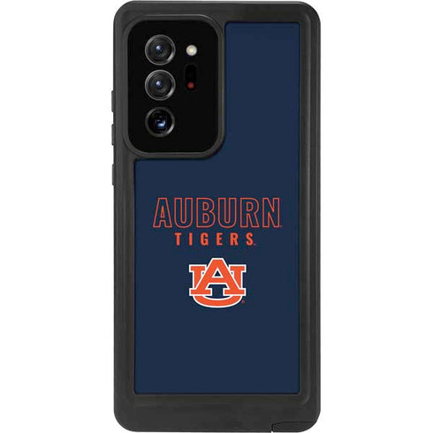 Auburn University Tigers Outline Galaxy Note20 Ultra 5G Waterproof Case