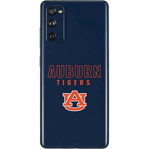 Auburn University Tigers Outline Galaxy S20 Fan Edition Skin