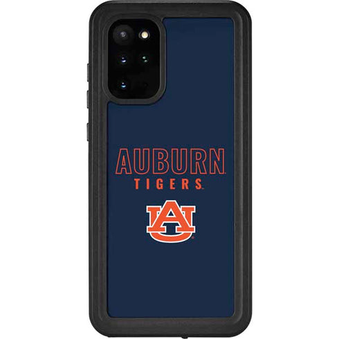 Auburn University Tigers Outline Galaxy S20 Plus Waterproof Case