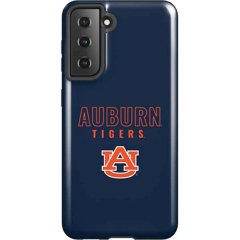 Auburn University Tigers Outline Galaxy S21 5G Pro Case
