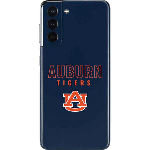 Auburn University Tigers Outline Galaxy S21 5G Skin