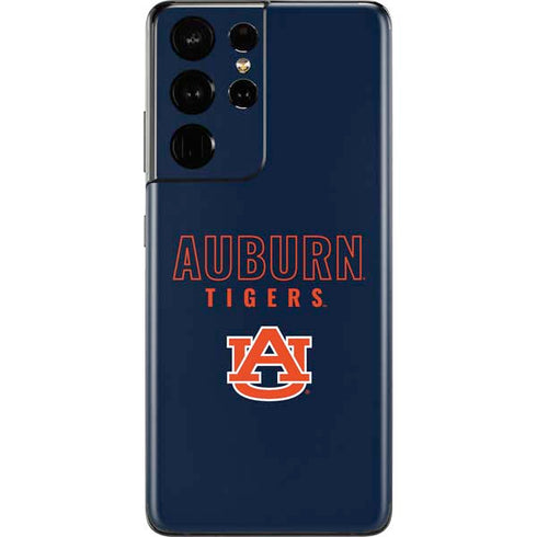 Auburn University Tigers Outline Galaxy S21 Ultra 5G Skin