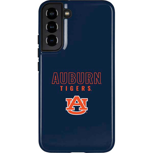Auburn University Tigers Outline Galaxy S22 Plus Pro Case