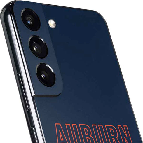 Auburn University Tigers Outline Galaxy S22 Skin