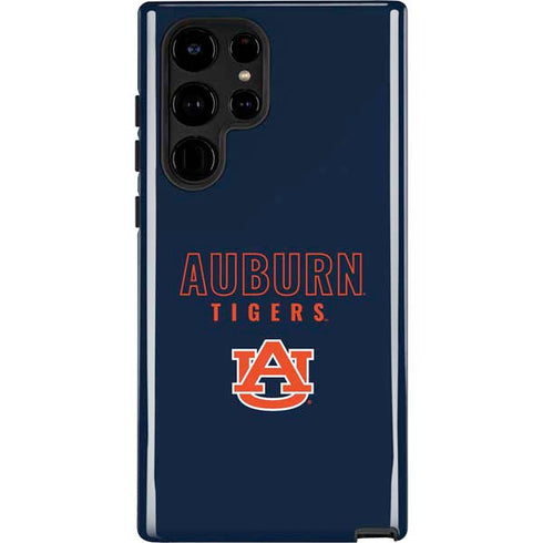 Auburn University Tigers Outline Galaxy S22 Ultra Pro Case