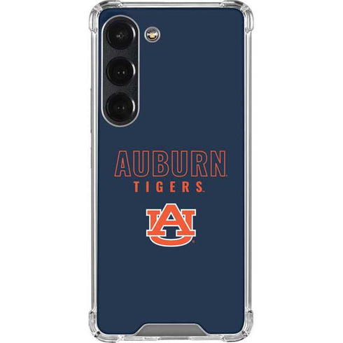 Auburn University Tigers Outline Galaxy S23 Clear Case