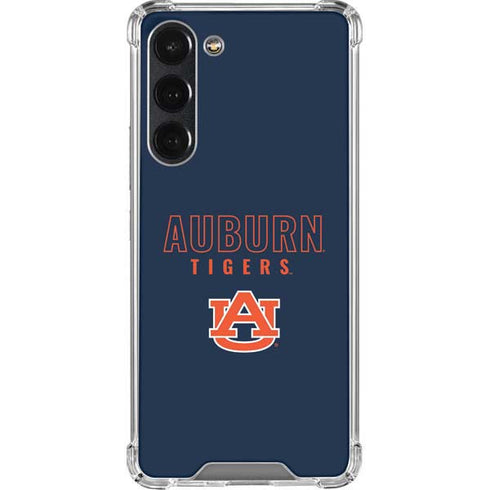 Auburn University Tigers Outline Galaxy S23 Plus Clear Case