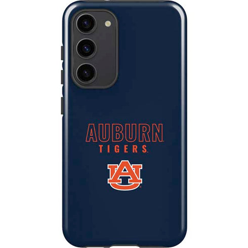 Auburn University Tigers Outline Galaxy S23 Plus Pro Case