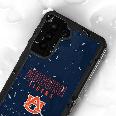 Auburn University Tigers Outline Galaxy S23 Waterproof Case