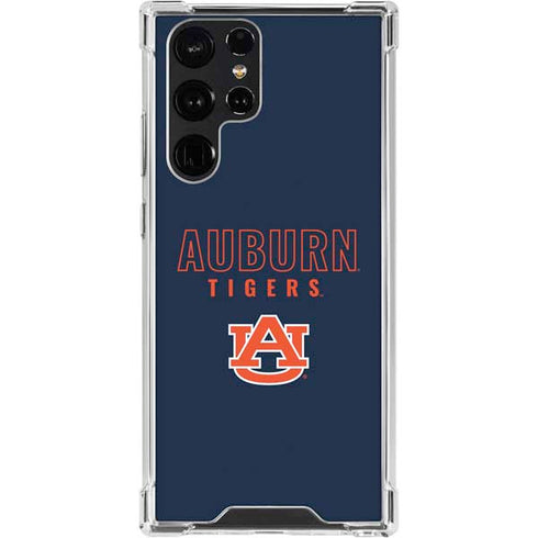 Auburn University Tigers Outline Galaxy S24 Ultra Clear Case