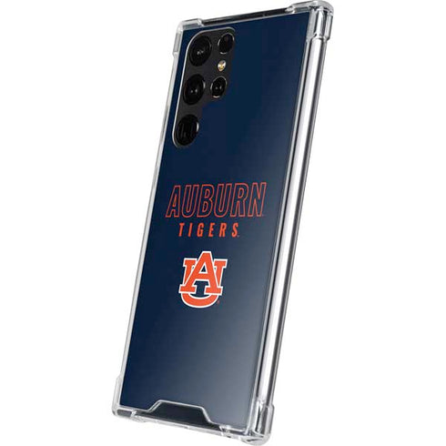 Auburn University Tigers Outline Galaxy S24 Ultra Clear Case