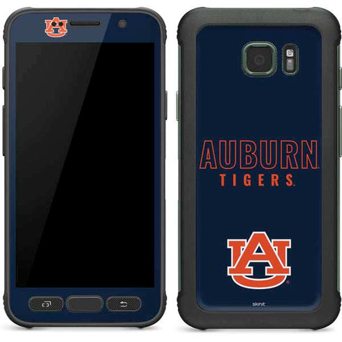 Auburn University Tigers Outline Galaxy S7 Active Skin