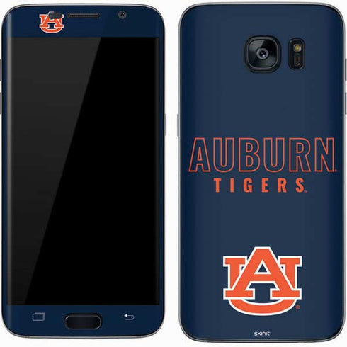 Auburn University Tigers Outline Galaxy S7 Skin