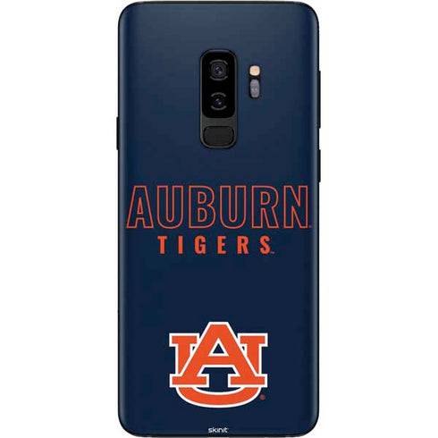 Auburn University Tigers Outline Galaxy S9 Plus Skin