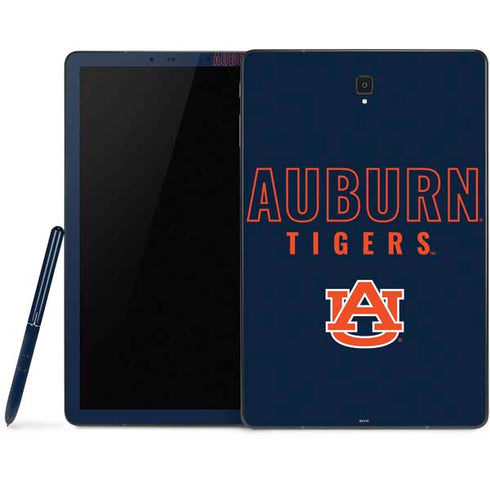 Auburn University Tigers Outline Samsung Galaxy Tab Skin