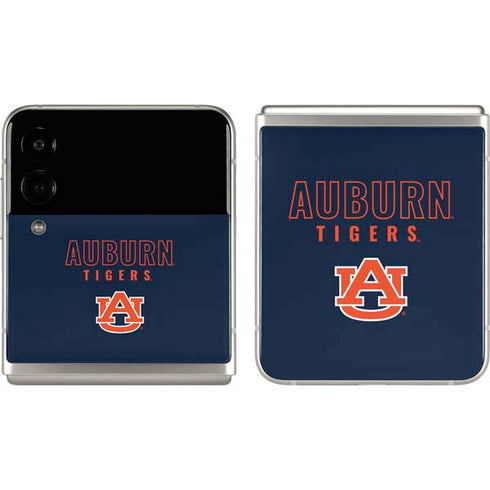 Auburn University Tigers Outline Galaxy Z Flip3 5G Skin