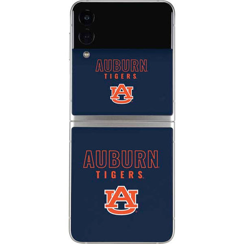 Auburn University Tigers Outline Galaxy Z Flip3 5G Skin