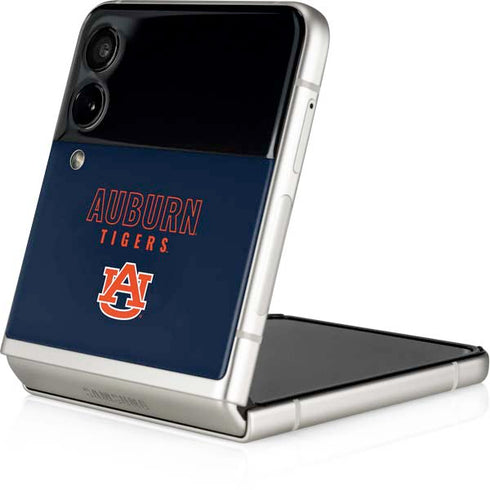 Auburn University Tigers Outline Galaxy Z Flip3 5G Skin
