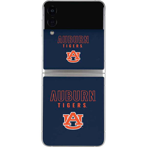 Auburn University Tigers Outline Galaxy Z Flip4 5G Skin