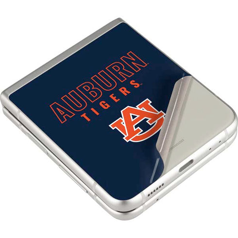 Auburn University Tigers Outline Galaxy Z Flip4 5G Skin
