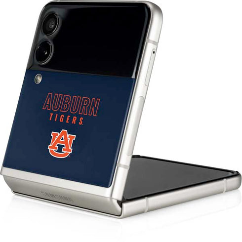 Auburn University Tigers Outline Galaxy Z Flip4 5G Skin