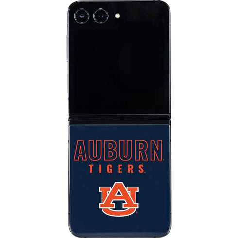 Auburn University Tigers Outline Galaxy Z Flip5 5G Skin