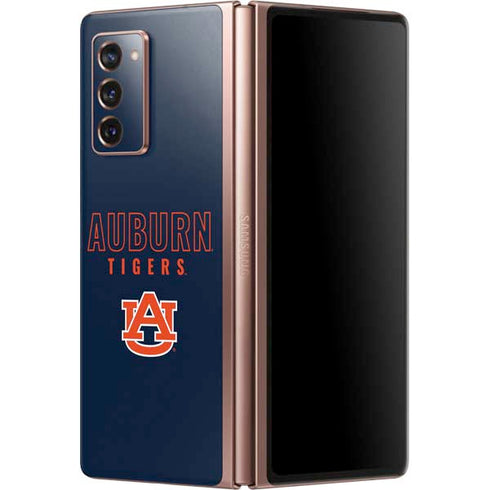 Auburn University Tigers Outline Galaxy Z Fold2 5G Skin