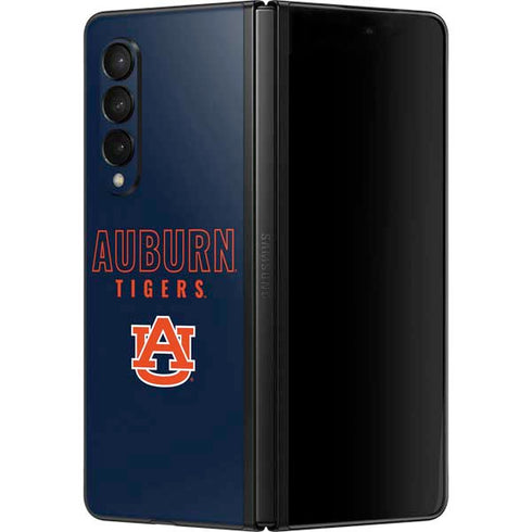 Auburn University Tigers Outline Galaxy Z Fold3 5G Skin