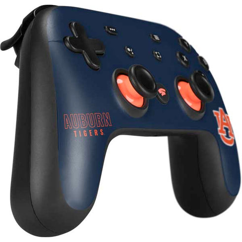 Auburn University Tigers Outline Google Stadia Controller Skin