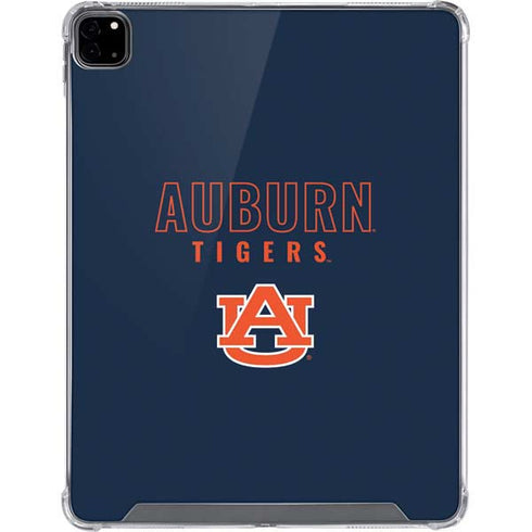 Auburn University Tigers Outline iPad Pro 12.9in (2020) Clear Case