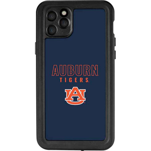 Auburn University Tigers Outline iPhone 11 Pro Max Waterproof Case