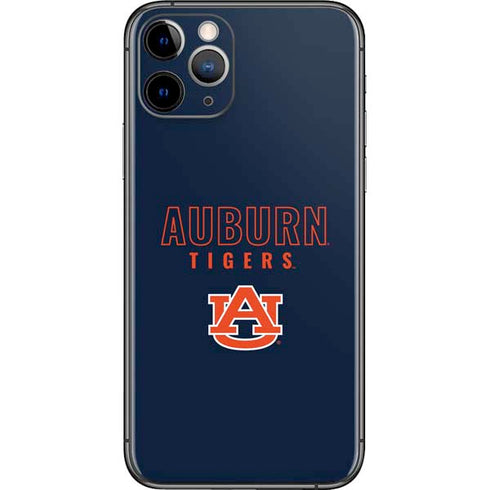 Auburn University Tigers Outline iPhone 11 Pro Skin