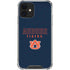 Auburn University Tigers Outline iPhone 12 Clear Case