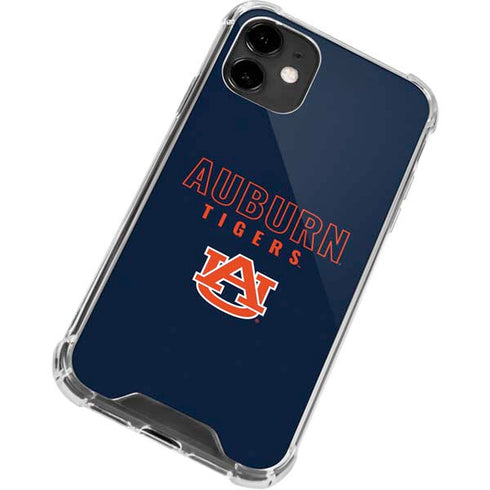 Auburn University Tigers Outline iPhone 12 Clear Case