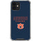 Auburn University Tigers Outline iPhone 12 Mini Clear Case