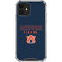 Auburn University Tigers Outline iPhone 12 Mini Clear Case