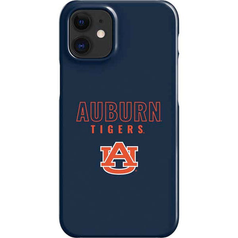 Auburn University Tigers Outline iPhone 12 Mini Lite Case