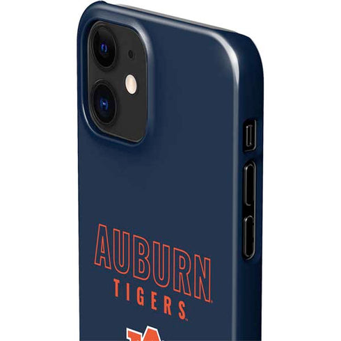 Auburn University Tigers Outline iPhone 12 Mini Lite Case