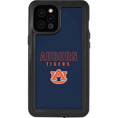 Auburn University Tigers Outline iPhone 12 Pro Max Waterproof Case