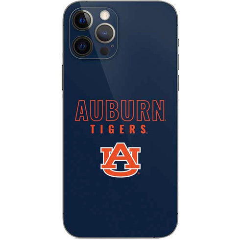 Auburn University Tigers Outline iPhone 12 Pro Skin