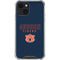 Auburn University Tigers Outline iPhone 13 Mini Clear Case