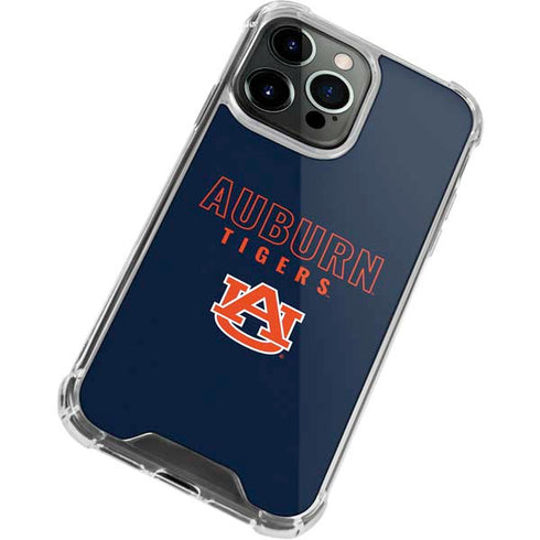Auburn University Tigers Outline iPhone 13 Pro Max Clear Case