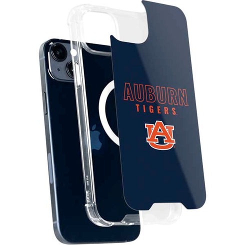 Auburn University Tigers Outline iPhone 15 Plus MagSafe Case