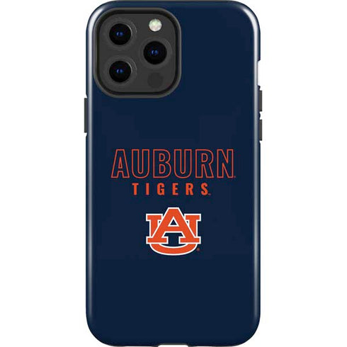Auburn University Tigers Outline iPhone 15 Pro Max Impact Case