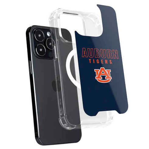 Auburn University Tigers Outline iPhone 14 Pro Max MagSafe Case