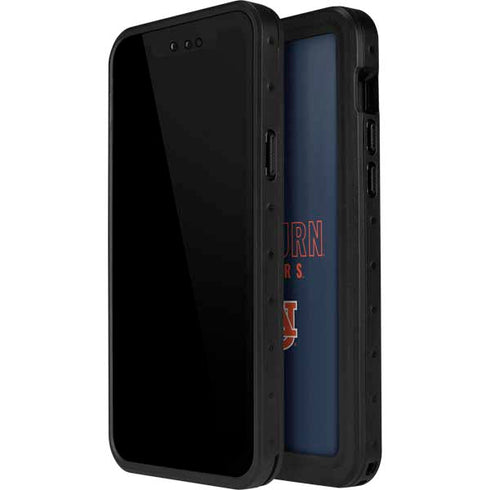 Auburn University Tigers Outline iPhone 14 Pro Max Waterproof Case