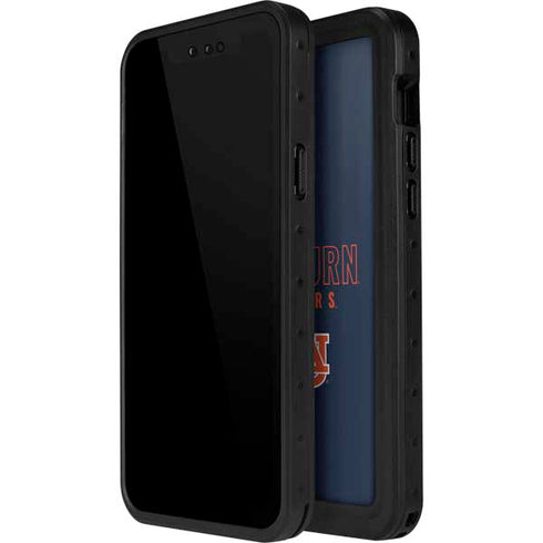Auburn University Tigers Outline iPhone 14 Pro Waterproof Case